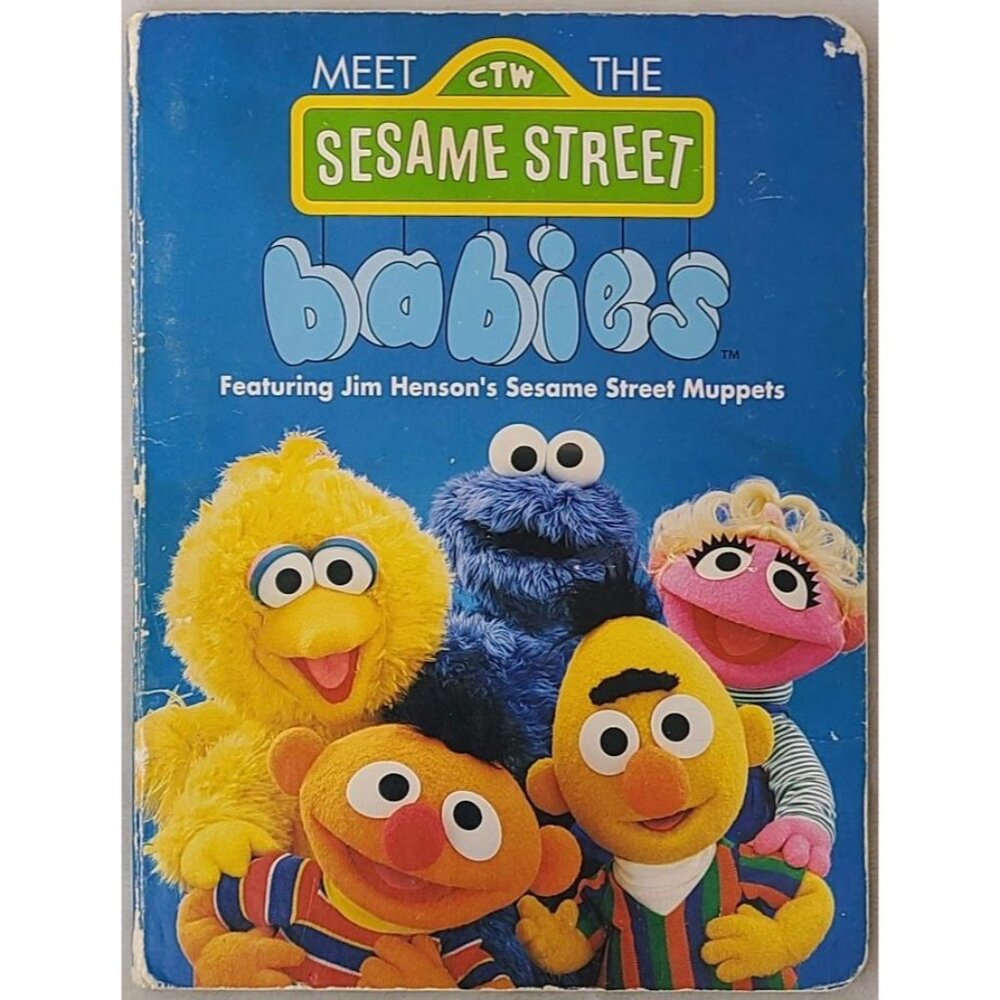 Meet The Sesame Street Babies Board Book Featuring Jim Hensons Muppets 1993